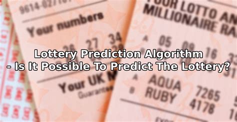 algorithm to predict lottery numbers pdf|The Art of Lottery Numbers Prediction PDF .